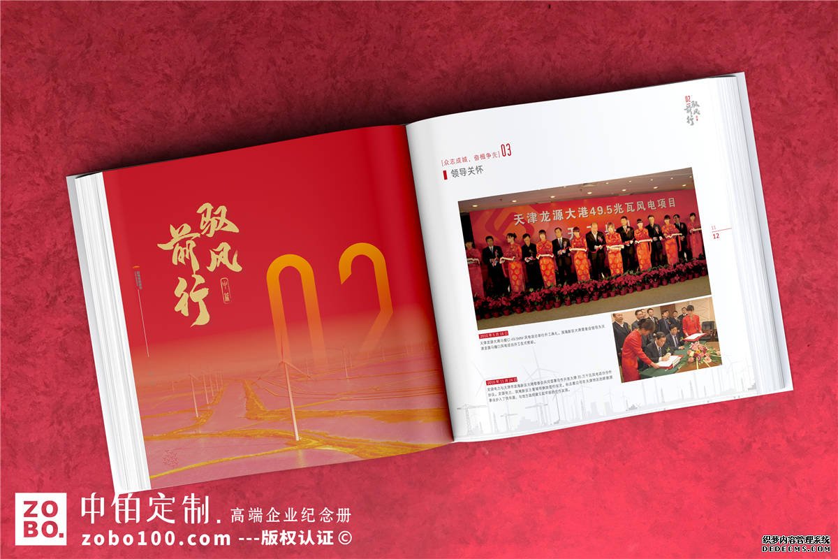 企业成立十周年纪念画册