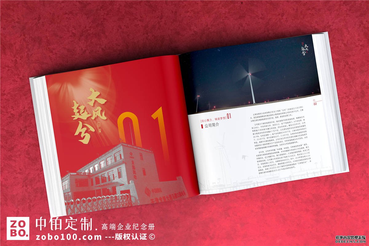 企业成立十周年纪念画册