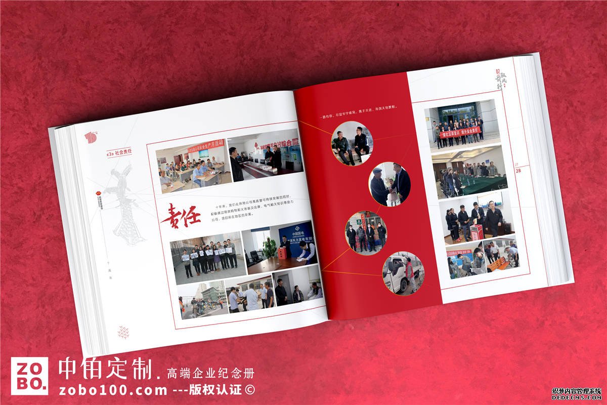 企业成立十周年纪念画册