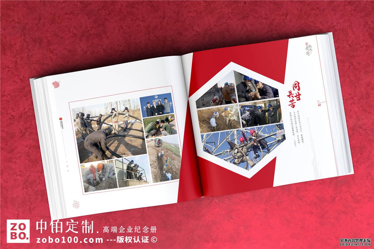 企业成立十周年纪念画册