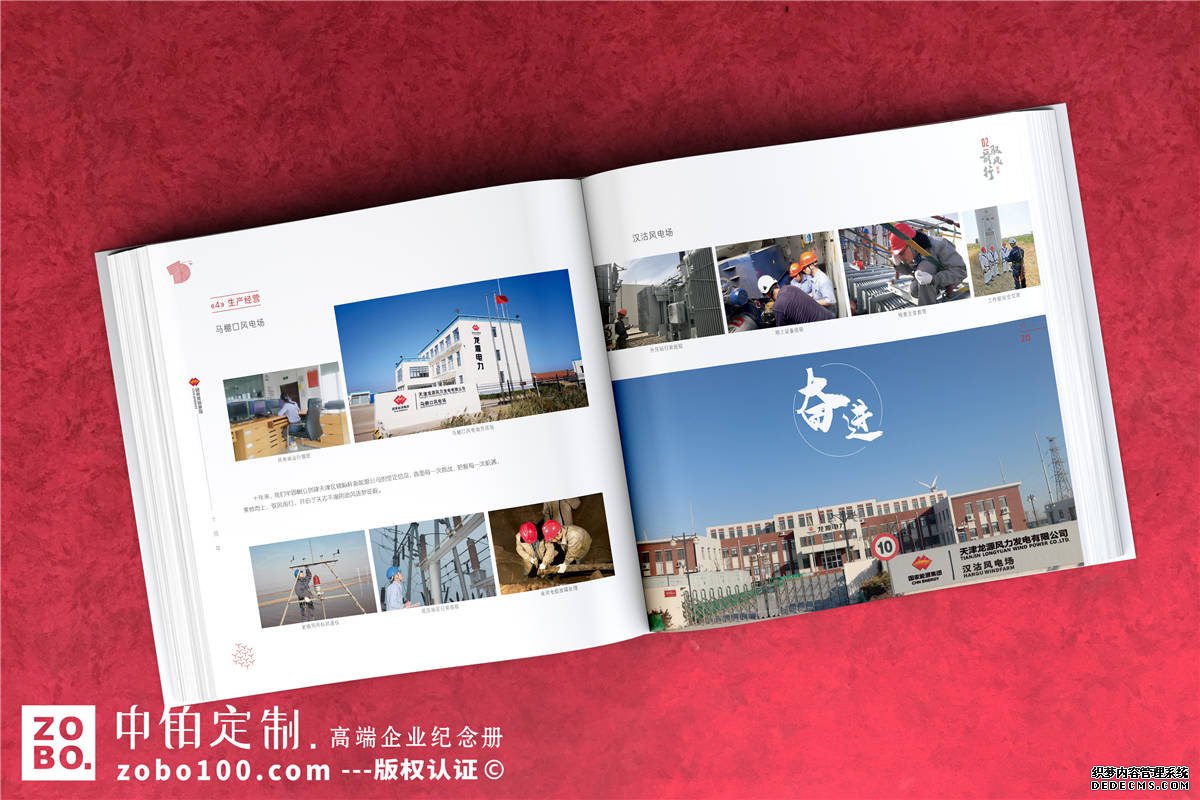 企业成立十周年纪念画册