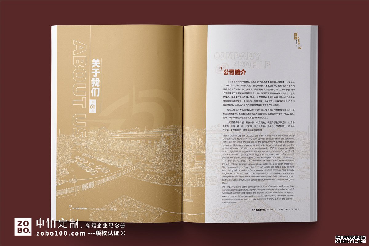 铜业公司宣传册设计-铜材产品画册