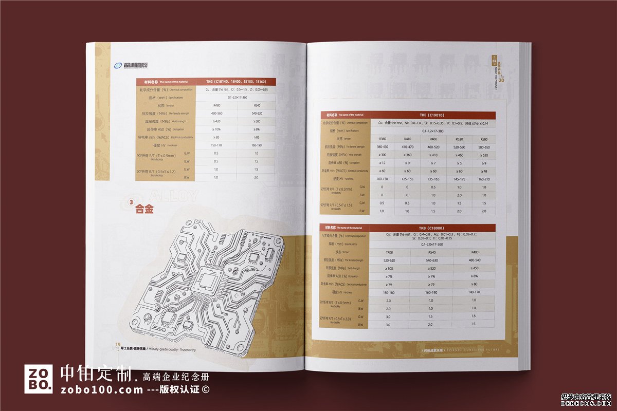 铜业公司宣传册设计-铜材产品画册