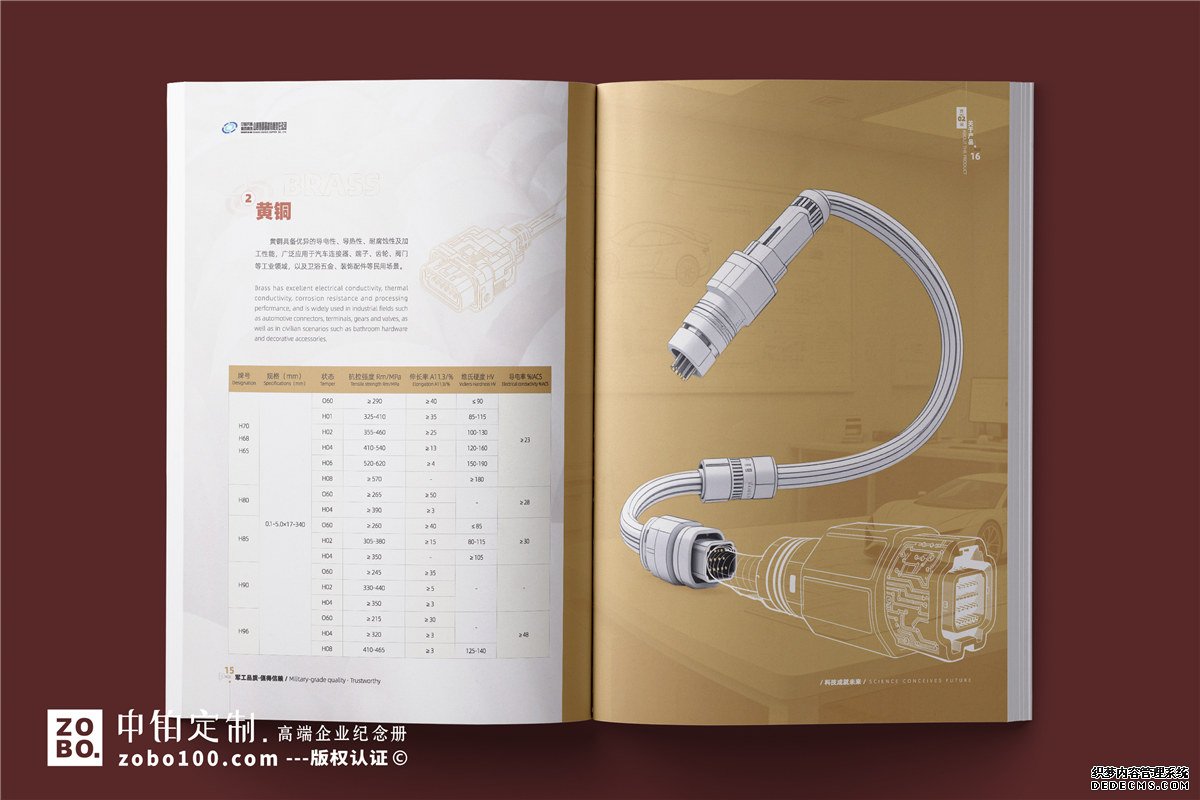 铜业公司宣传册设计-铜材产品画册